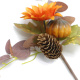 Versier kunstmatige zonnebloemen voor Thanksgiving