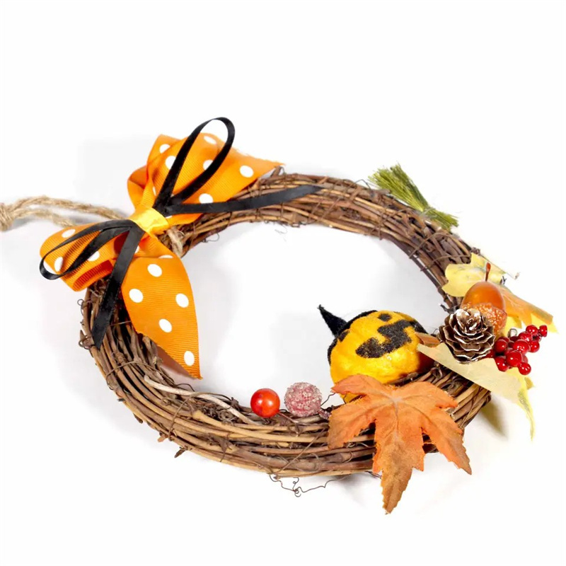 Decorate A Pumpkin Wreath For Halloween