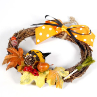 Decorate A Pumpkin Wreath For Halloween