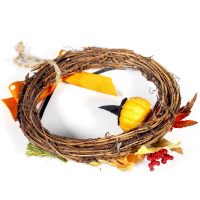 Decorate A Pumpkin Wreath For Halloween