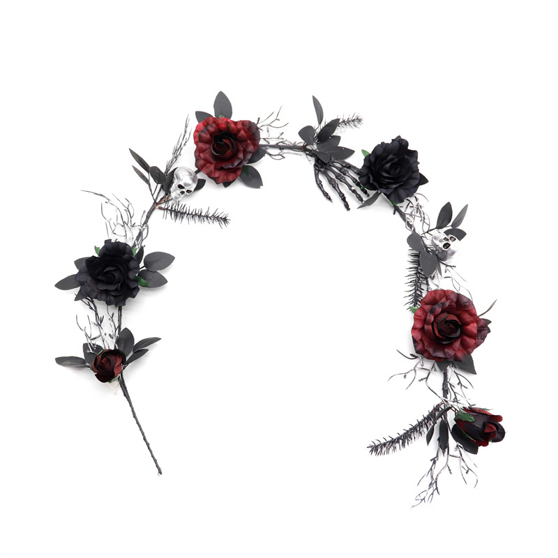 Halloween Home Decor With Artificial Flowers Vine