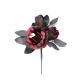 Decorate A Small Black Rose Branch For Halloween