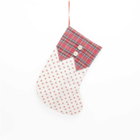 Large White Christmas Socks