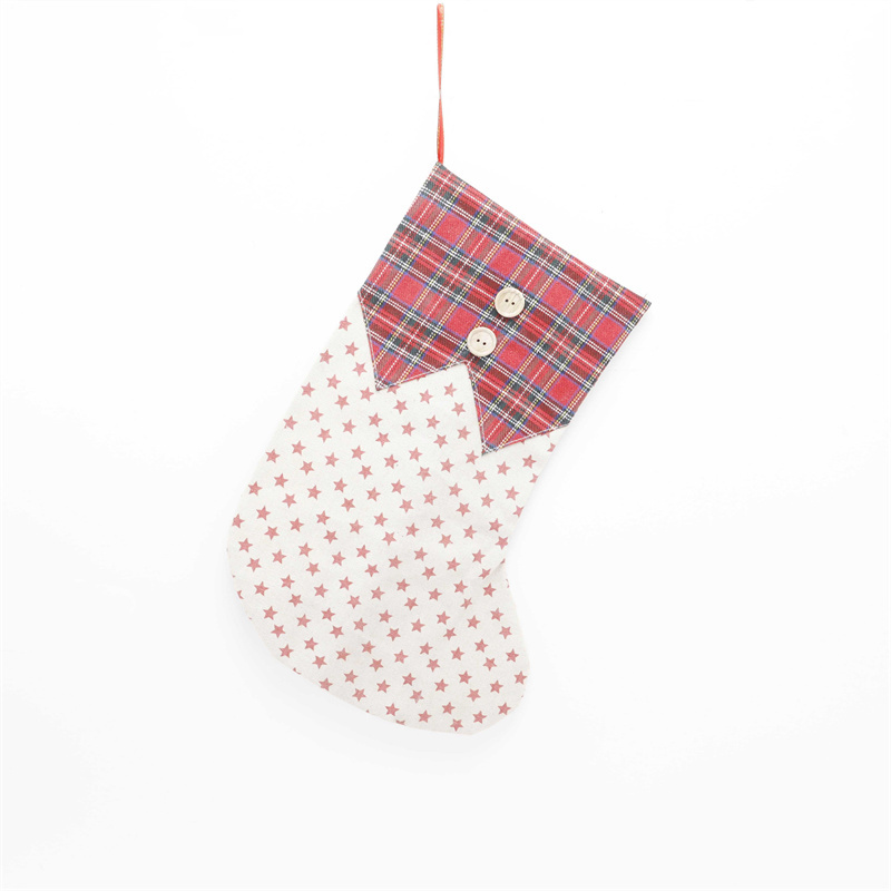 Large White Christmas Socks