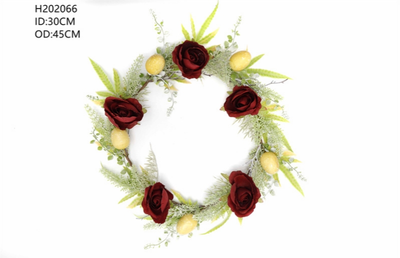 Artificial Rose Wreath