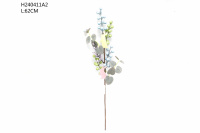 Decorate With Blue Artificial Berry Branches For Easter