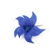 Christmas Art Deco Blue Linen Artificial Flowers