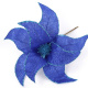 Christmas Art Deco Blue Linen Artipisyal na Bulaklak