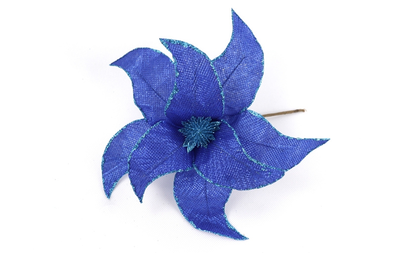 Blue Linen Artificial Flowers