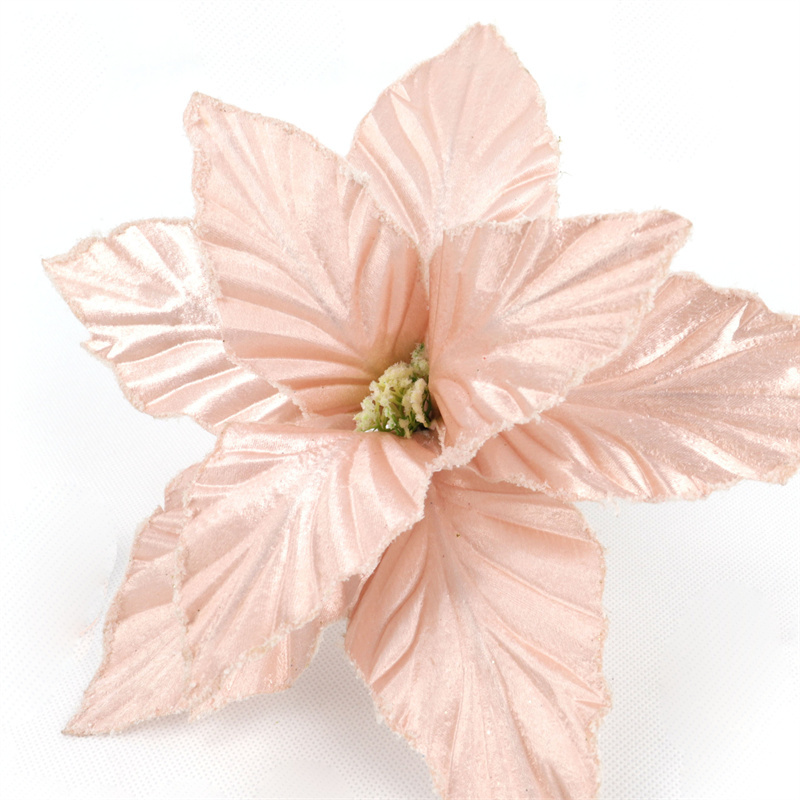 Pink Christmas Tree Deco With Artificial Flowers