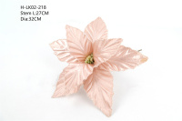 Pink Christmas Tree Deco With Artificial Flowers