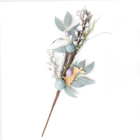 Christmas Decorated Wood Chips And Egg Sprigs