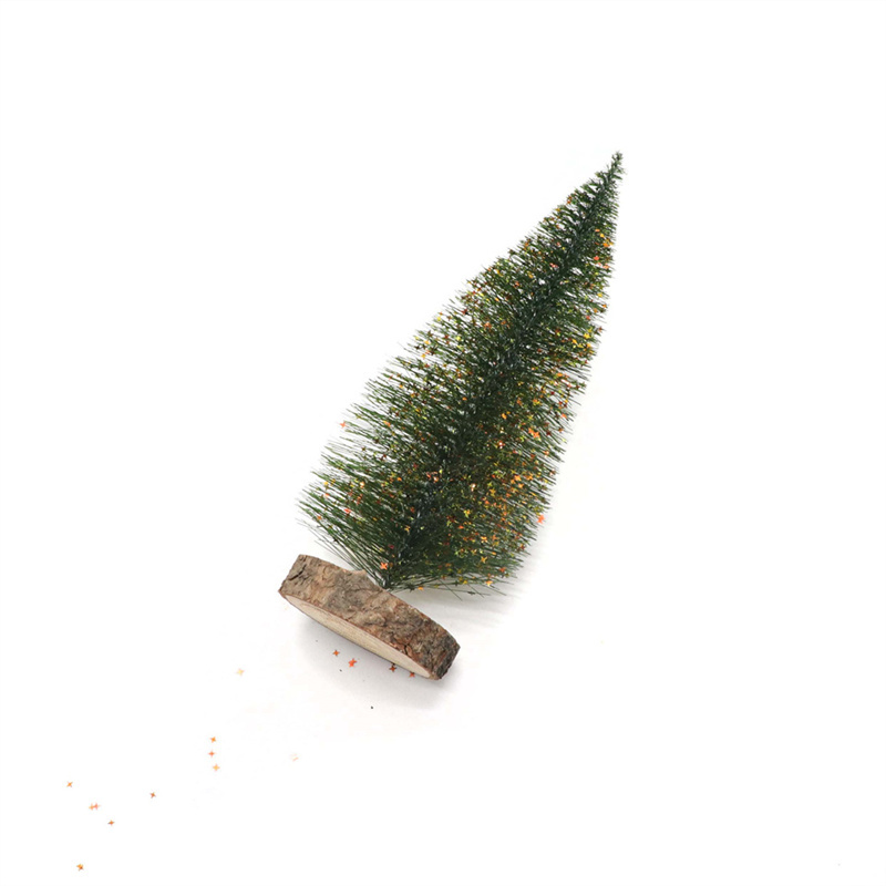 Christmas Tree Decorated With Sequins And Stars artificial christmas tree