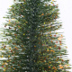 Sapin de Noël artificiel décoré de paillettes et d'étoiles