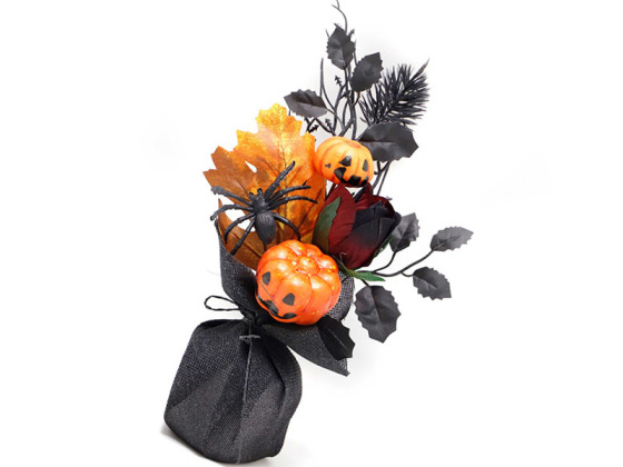 Halloween Mueca Calabaza Decoración Bonsai