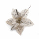 Christmas Mesh Deco White Sequin Christmas Flowers