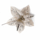 Christmas Mesh Deco White Sequin Christmas Flowers