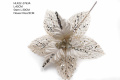 Christmas Mesh Deco White Sequin Christmas Flowers