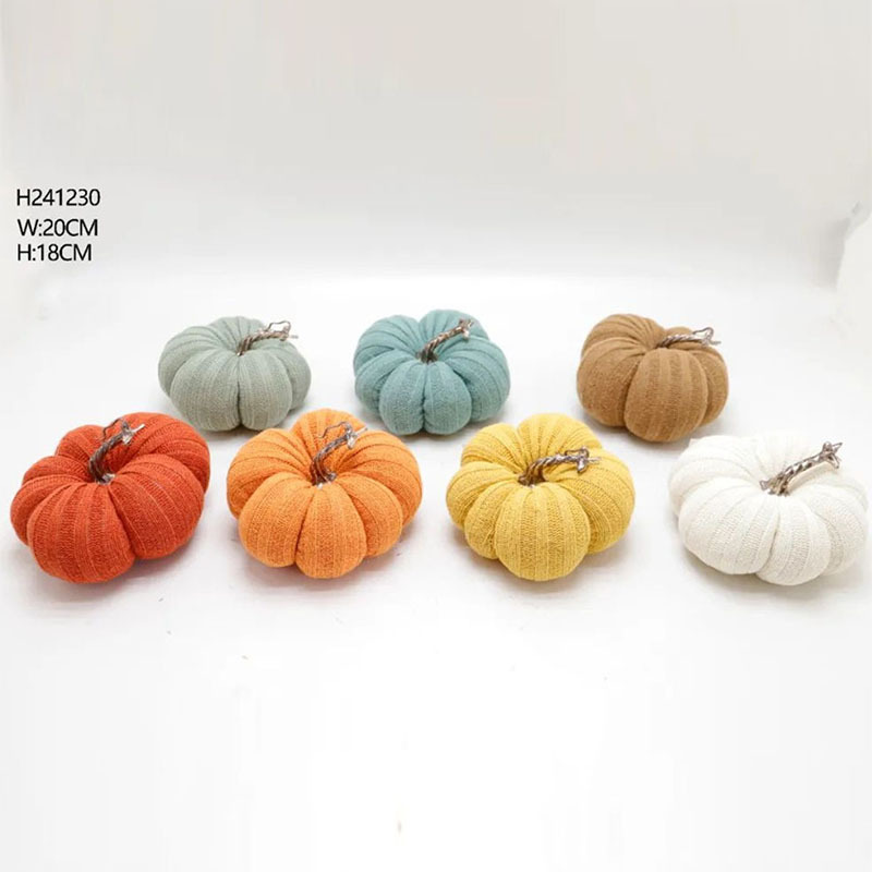 Rustic Harvest White Artificial Pumpkins for Halloween, Fall Thanksgiving Decorating Harvest Embellishing and Displaying