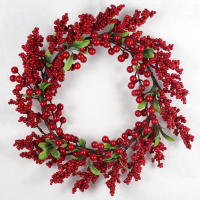 Christmas Realistic Cypress Garland Colorfast Realistic Greenery Plant Decor Festival Theme for Home Table Background Wall Fireplace