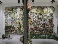 artificial fake Christmas berry pick Artificial Spray Red Berries Natural Pine Cone Picks Christmas Decorations Green Grass Red Fruit Branches Picks