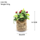 Hot Selling Artificial cherry Berries Holly Leaf Small Potted Table Decoration Mini Bonsai 12cm 15cm height