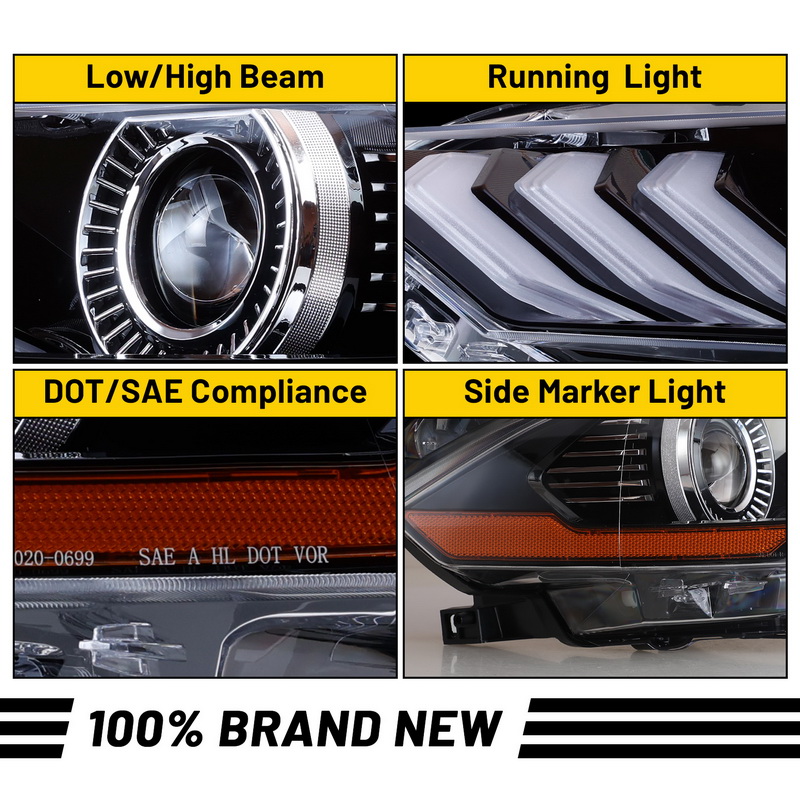 2018-2023 Ford Mustang Custom Headlights