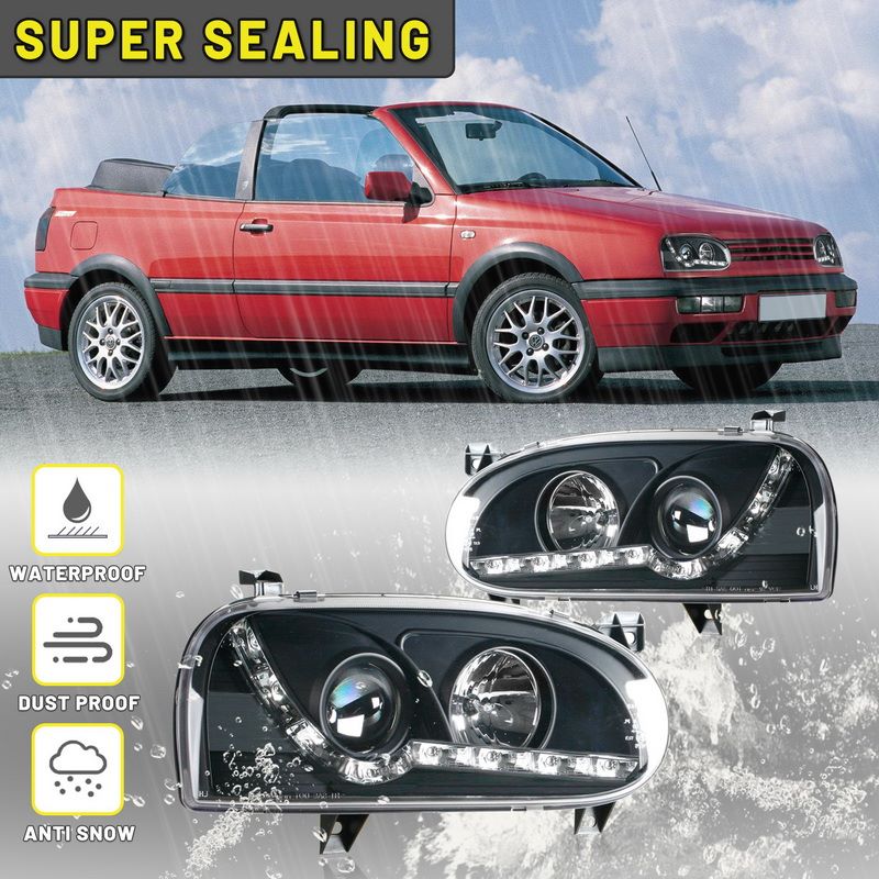 Volkswagen Golf 3 Headlights