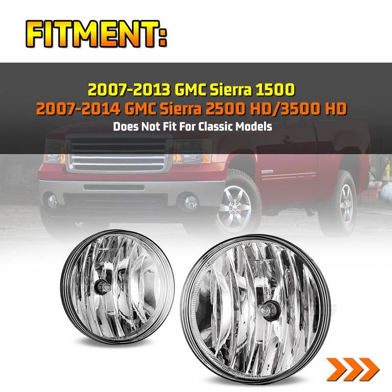 2007-2014 Gmc Sierra Fog Lights