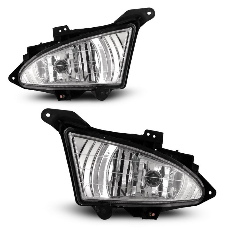 Fog Light Set For 2007-2010 Hyundai Elantra – Left & Right – Halogen With Bulbs