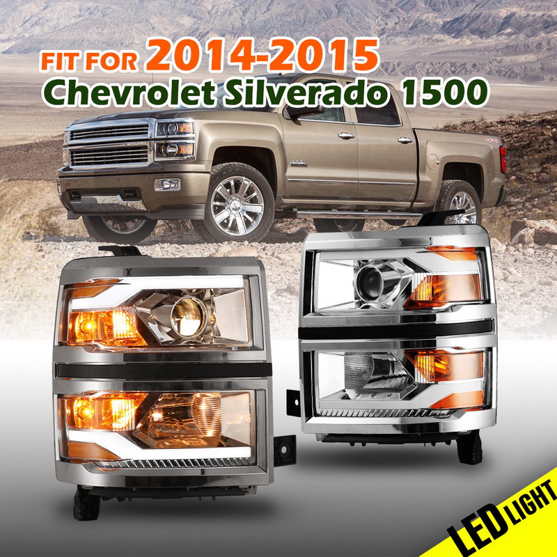 2014 2015 Chevy Silverado 1500 Headlights