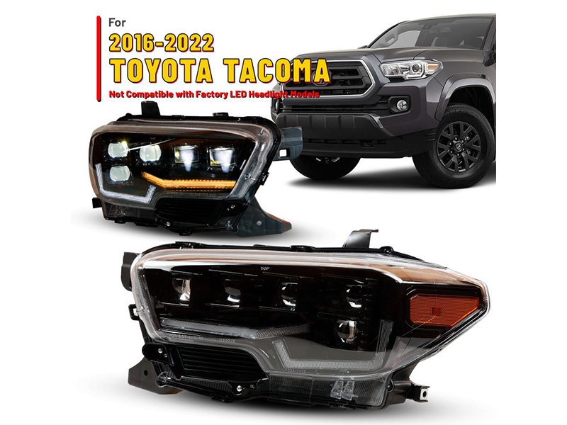 New model of toyota tacoma led headlights 2016-2023