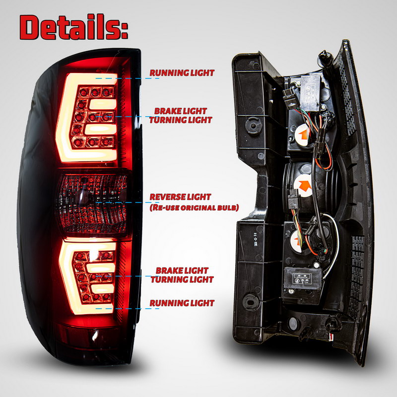 2007-2014 Chevy Tahoe Tail Lights