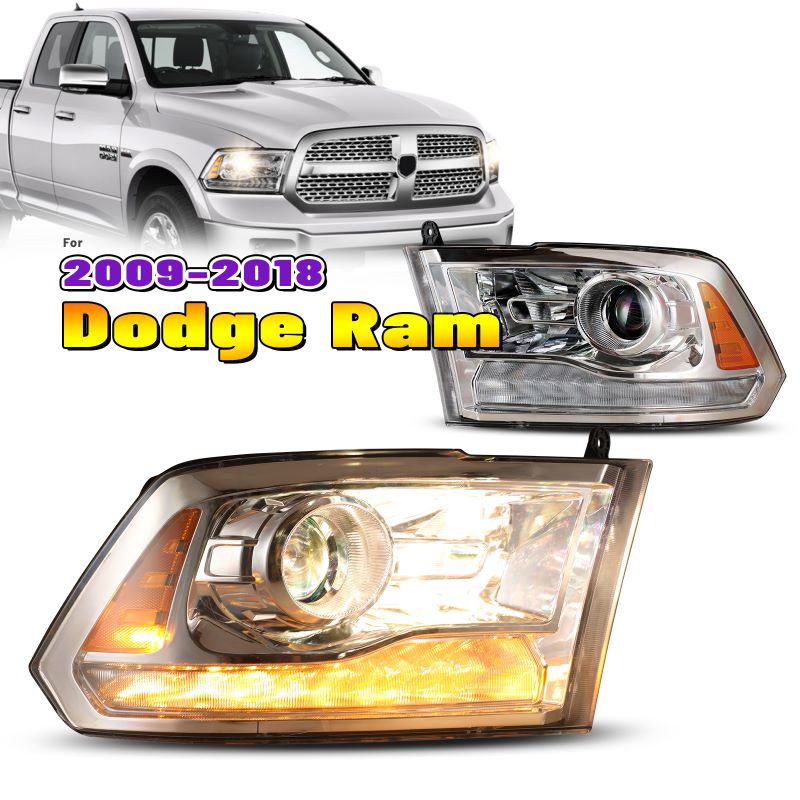 dodge ram 1500 2009-2018 ram 2500 headlights