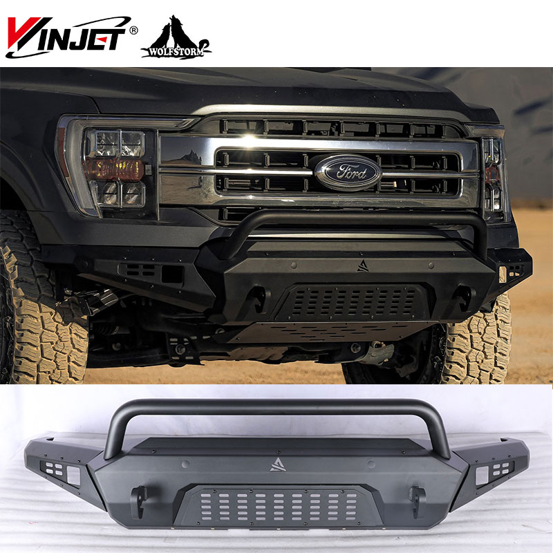 Ford F150 2021-2023 Winjet Taiyao Pod Light X2 Q235A Steelk 3 em 1 Combinação Nudge bar Bull bar pára-choque dianteiro de 4X4 Modificação off-road