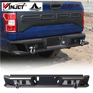 รถกระบะ ฟอร์ด F-150 2015-2020 แต่งเต็มคัน อุปกรณ์ตกแต่งภายนอกรถยนต์ กันชนหลังเหล็ก
