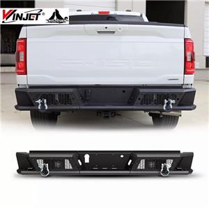 ฟอร์ด F-150 2021-2023 เอชดี เหล็ก 2 D ห่วงลาก ตะขอเกี่ยว ฝักไฟ 2 ชิ้น กันชนหลัง วินเจ็ท