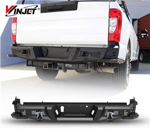 Ford F-250 F-350 2017-2024 2 Abschlepphaken Shakles Q235A Schwarzer Stahl Heavy Duty reservierter Anhängerstecker Befestigungsloch Heckstoßstange