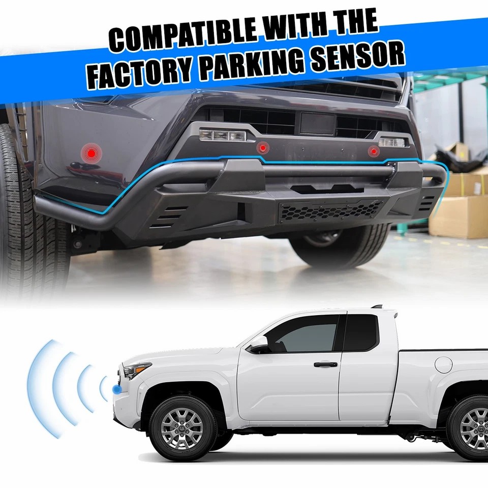 Front Bumper for 2024-2025 toyota tacoma black texuture powder coate nudge bar front bumper bull bar