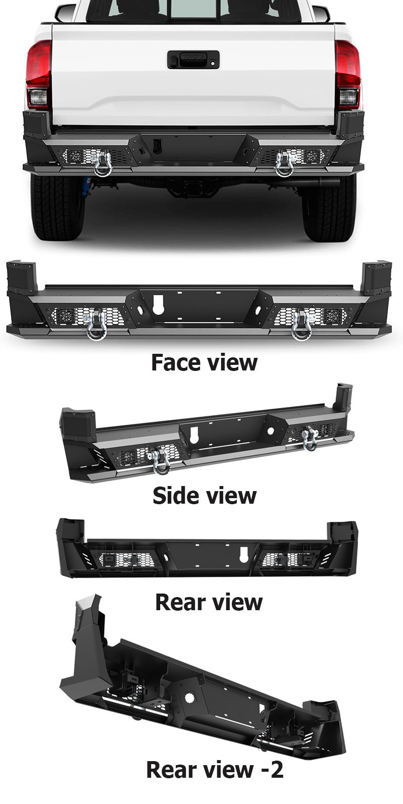 tacoma rear bumper