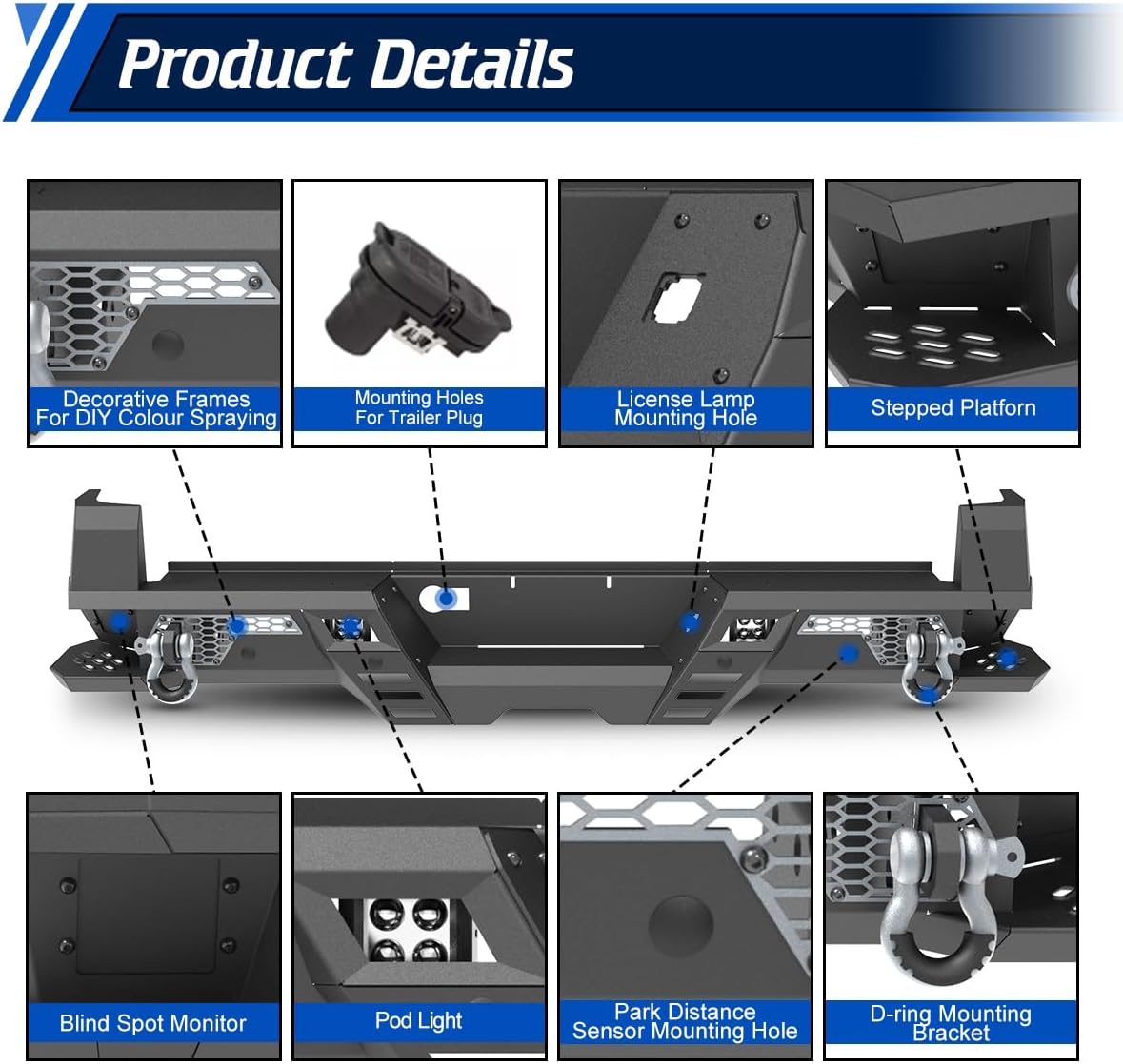 Kaufen Passend für Toyota Tacoma 2024 4x4 Modifikation 2 Seitenpedale, über die gesamte Breite umwickelte Heckstoßstange;Passend für Toyota Tacoma 2024 4x4 Modifikation 2 Seitenpedale, über die gesamte Breite umwickelte Heckstoßstange Preis;Passend für Toyota Tacoma 2024 4x4 Modifikation 2 Seitenpedale, über die gesamte Breite umwickelte Heckstoßstange Marken;Passend für Toyota Tacoma 2024 4x4 Modifikation 2 Seitenpedale, über die gesamte Breite umwickelte Heckstoßstange Hersteller;Passend für Toyota Tacoma 2024 4x4 Modifikation 2 Seitenpedale, über die gesamte Breite umwickelte Heckstoßstange Zitat;Passend für Toyota Tacoma 2024 4x4 Modifikation 2 Seitenpedale, über die gesamte Breite umwickelte Heckstoßstange Unternehmen