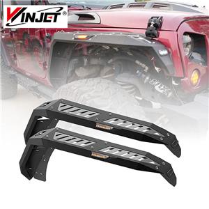 За Джип Wrangler Дж. К. 2007-2018 стоманени предни и задни 4x4 калници с инструментална светлина и последователни мигачи