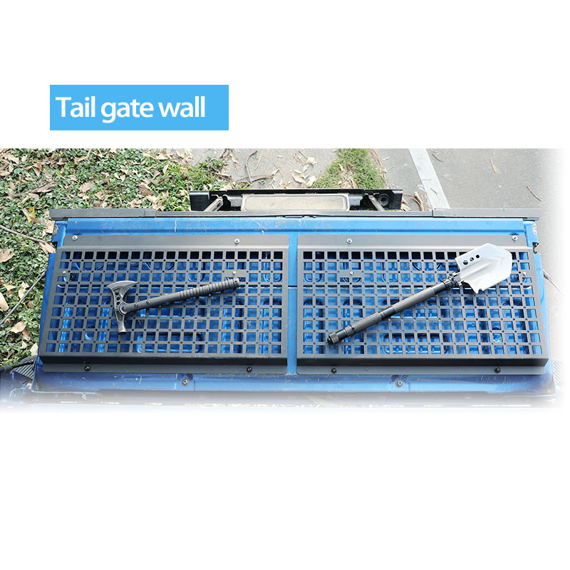 2015-2025 Ford F-150 all side steel net metal hanging board tool wall for truck bed toneau