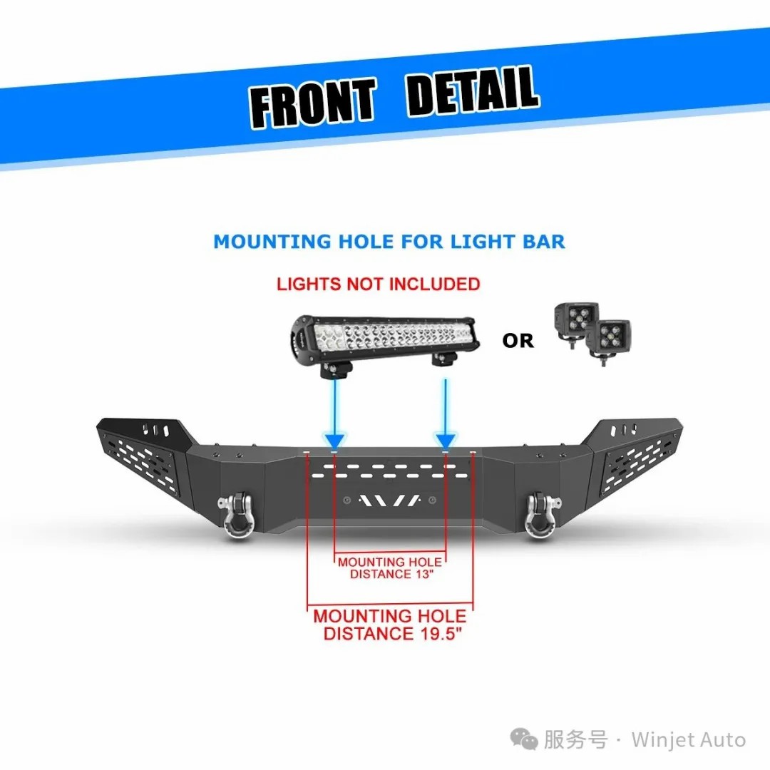 2011-2016 Ford F-250 F-350 simplicity robust style front bumper with small upper bull bar able extra a which plate
