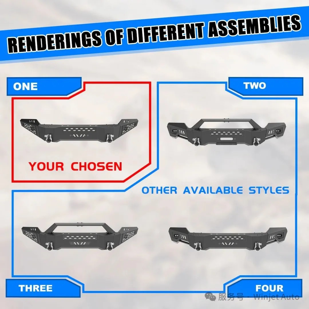2011-2016 Ford F-250 F-350 simplicity robust style front bumper with small upper bull bar able extra a which plate