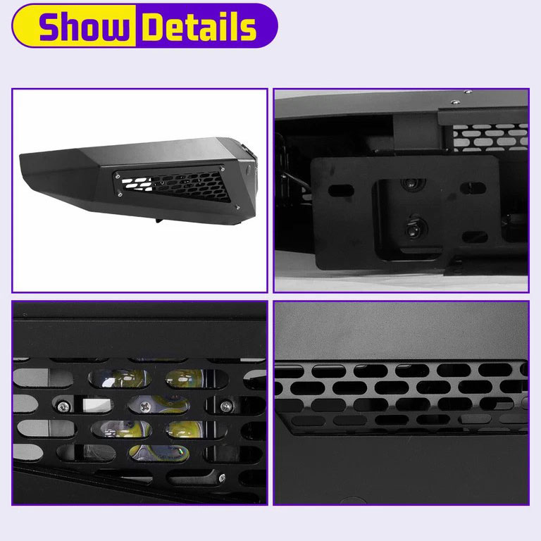 for 2021-2024 Ford Rronco 4X4 off-road modification accessories front bumper bull bar