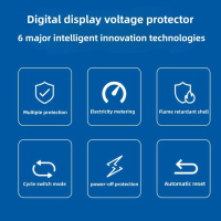 63A 230V Household Adjustable Overvoltage Protection Device