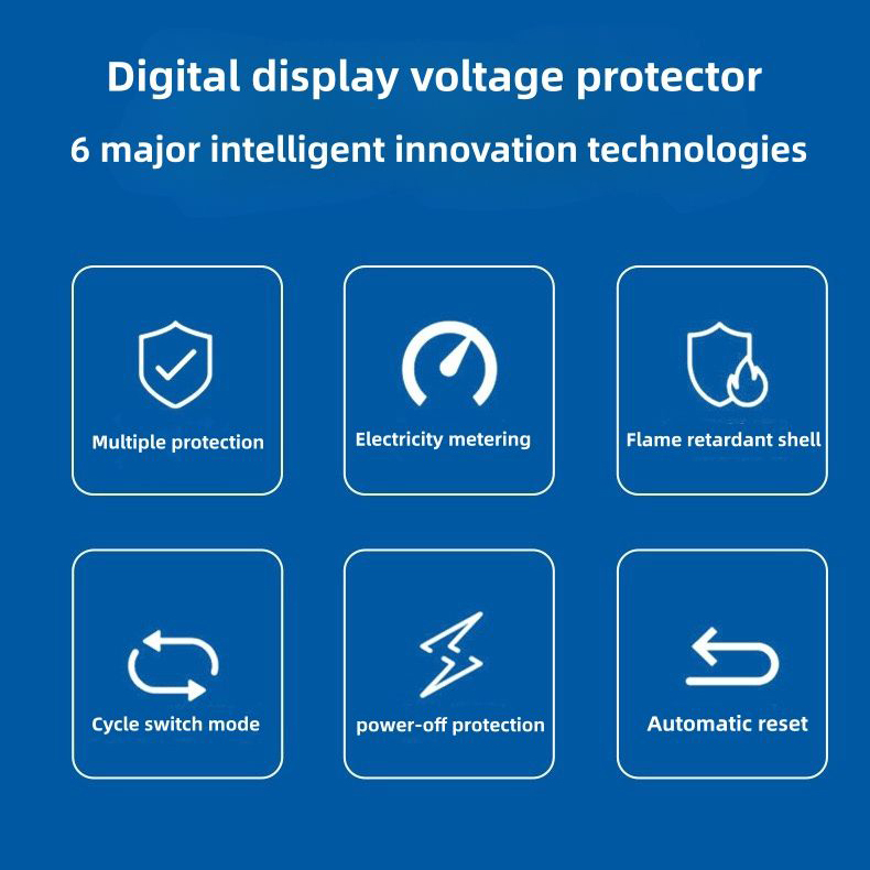 63A 230V Household Adjustable Overvoltage Protection Device