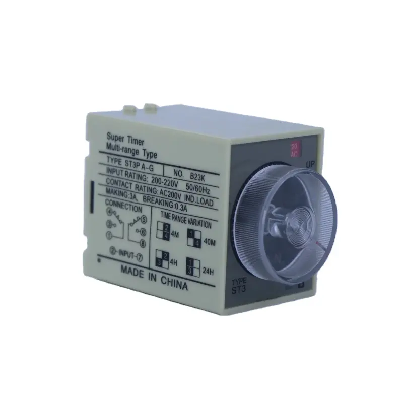 Rơle siêu thời gian ST3PA-A/B/C/D Full Series 220V/380V