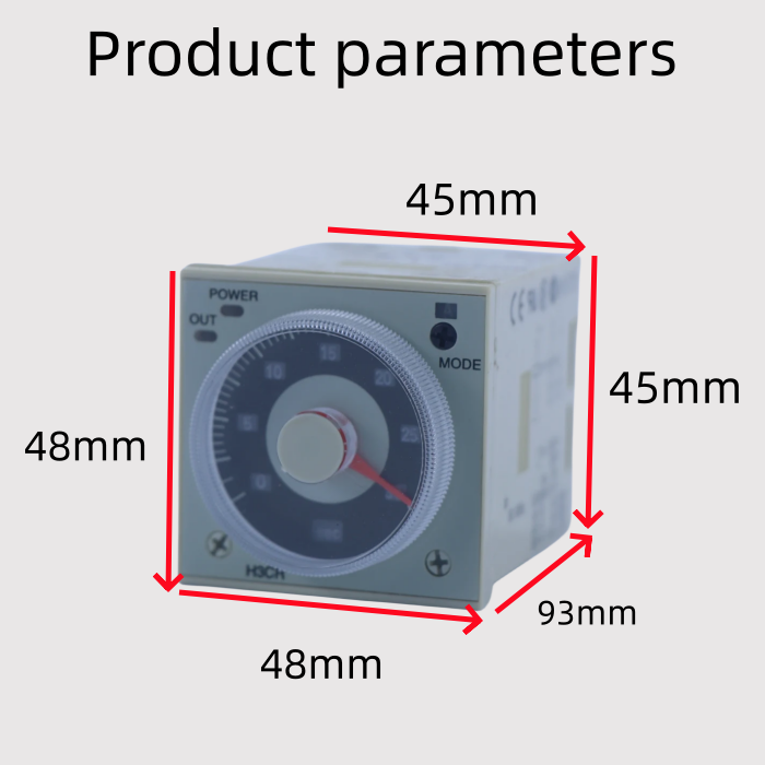 H3CR A 11 Pin Pointer Rotation Time Relay Delay Timer